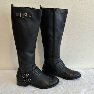 Jessica Simpson Leather Knee High Boots Size 6.5